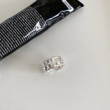 Wide Irregular Web Open Finger Ring