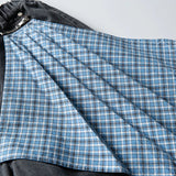 Plaid Decorative With Scarf Loose Wide Leg Jeans