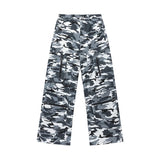 Lightweight Retro Camouflage Zipper Cargo Pants