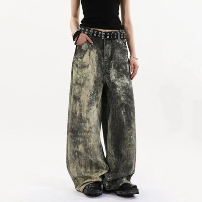 Vintage Dirty Dying Denim Jeans