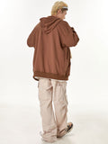 Y2K Retro Patches Letter Print Hoodie