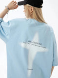 Y2K Oversized Freedom Hip Hop Print T-Shirt