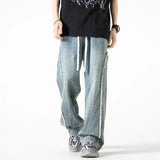 Long-Lasting Distressed High Waist Baggy Jeans