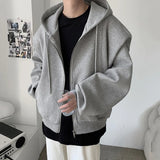 Oversized Front-Open Hoodie
