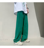 Baggy Solid Wide-leg Jeans
