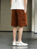 Drawstring Baggy Sweat Shorts