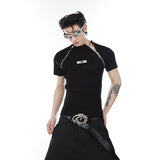 Y2K Slim Fitting Knitted T-shirt
