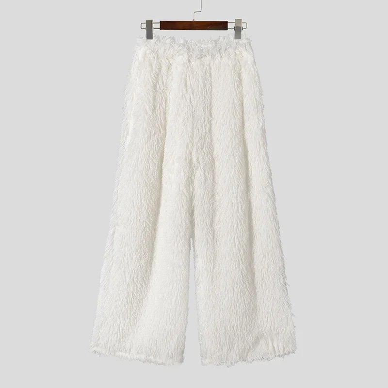 Stylish American Style City Walk Suede Pants