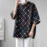 Oversized Summer Color Blocks T-shirt