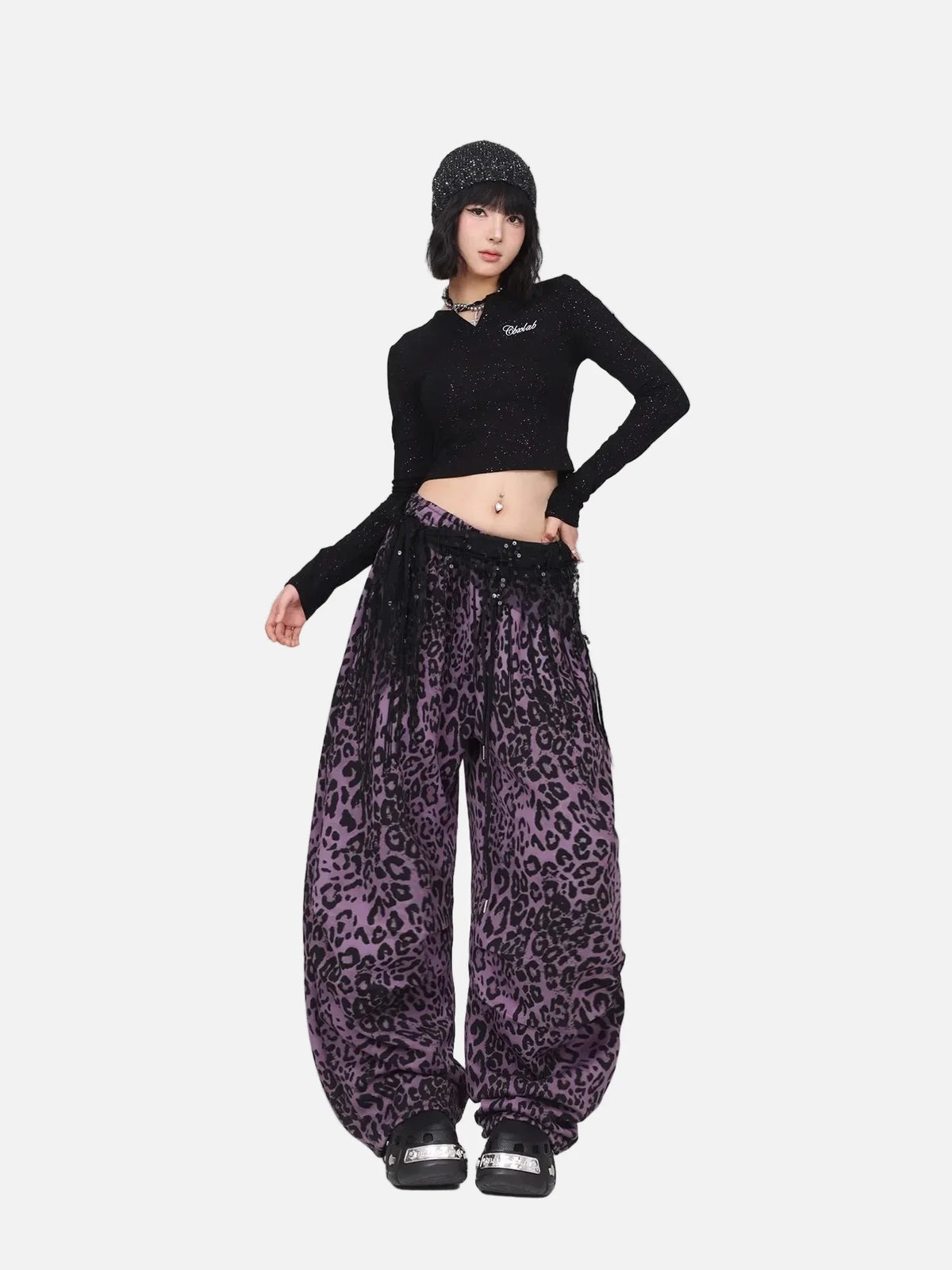 Leopard StreetWare Print Paratrooper Pants
