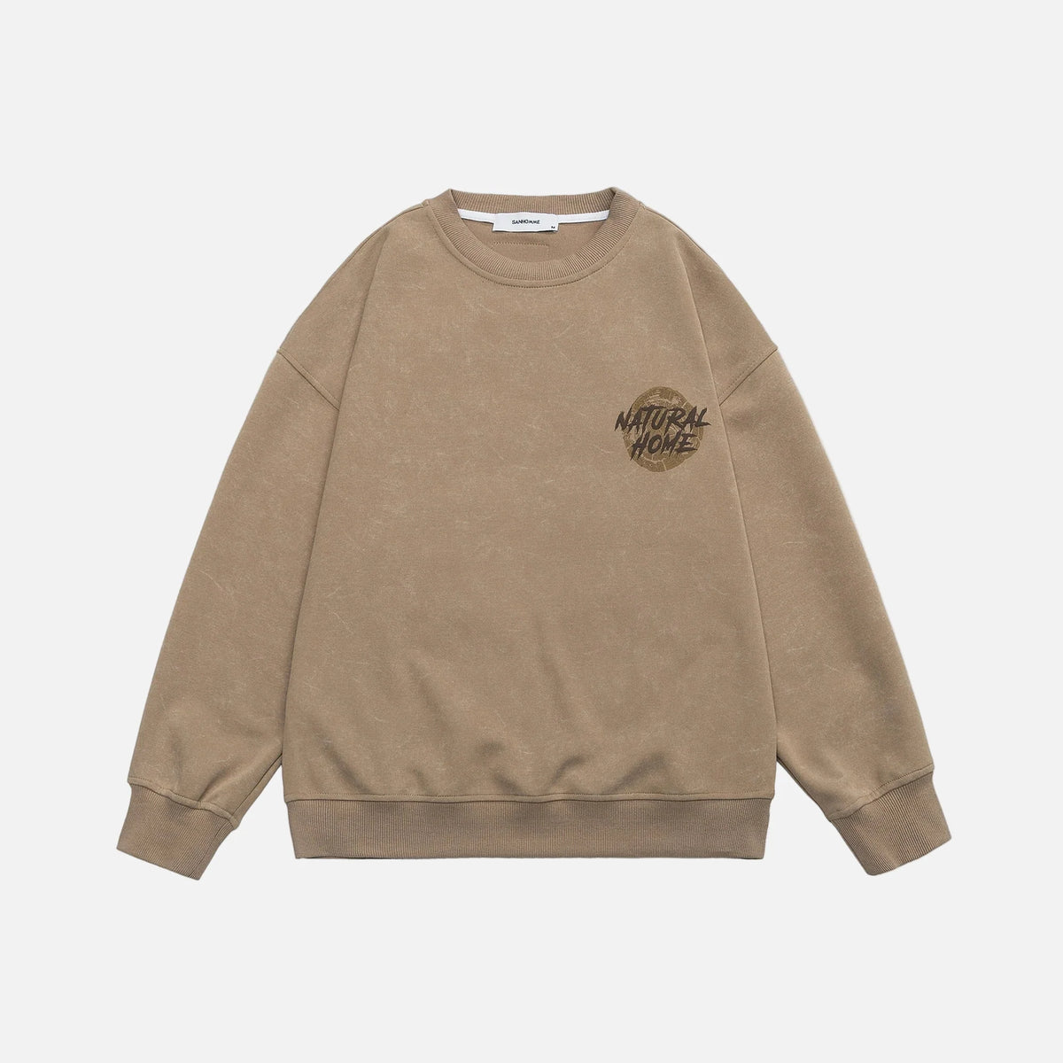 American Style Hip Hop Foam Print Sweatshirt