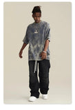 Loose Water Ripple Washed T-Shirt