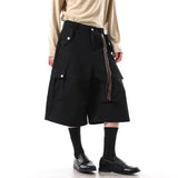 Retro American Cotton Workwear Cargo Jorts