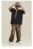 Y2k Loose Polo T-Shirt
