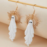 Unique Halloween Ghost Pendant Earrings