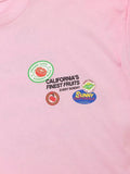 Pink Print Loose Summer T-Shirt