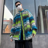 Effortless Punk Knitted Oversized Cardigan