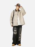 Cozy Detroit Felt Style Cotton Jacket