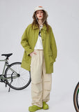 Y2K British Style Trench Mid Windbreaker Coat