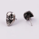 Retro V Vendetta Anonymous Mask Earrings
