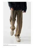 Yellow Retro Washed Loose Fit Jeans