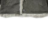 Breathable Single Breasted Faux Fur Jacket