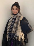 Vintage Houndstooth Scarves