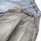 Vintage Wide-Leg Denim Jeans