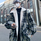Casual Cozy Plaid Fleece Winter Jacket