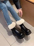 Winter Warm Plush Snow Waterproof Fur Boot