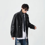 Durable Winter Faux Leather Classic Jacket