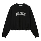 Light Luxury Loose Cotton Sweatshirt