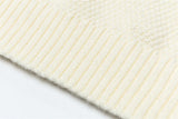 Oversized Wave Pattern Knit Jumper Sweater