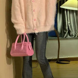Cozy Chic Faux Shearling Shoulder Bag