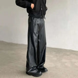 American Style Casual PU Leather Pants