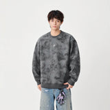 Comfortable Tiedye Crew Neck Sweatshirt