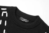 Women Streetwear Oversized Knitted Hip Hop Sweater