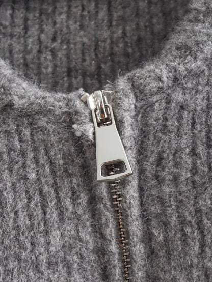 Knitted Crew Neck Sweater