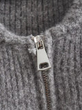 Knitted Crew Neck Sweater