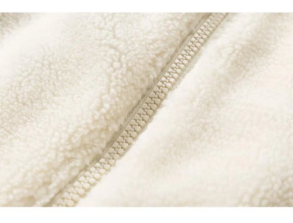 Fluffy Fleece Zip-up Fuzzy Jacket