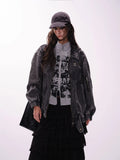 Versatile Streetwear Oversized Hip Hop Denim Jacket