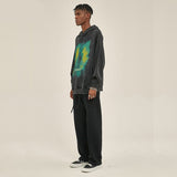 Shadow Graphic Loose Hoodie