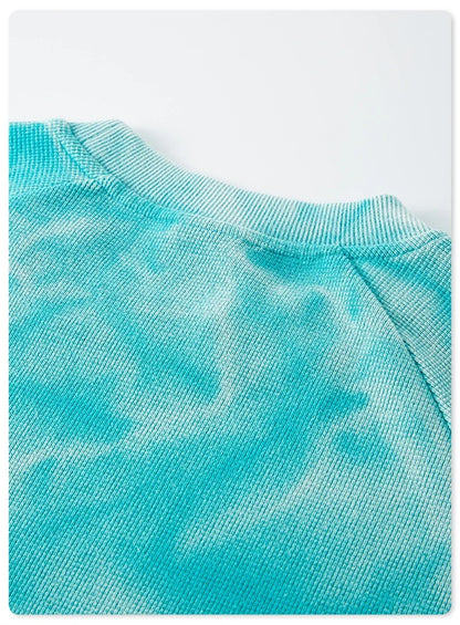 Loose Water Ripple Washed T-Shirt
