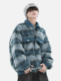 Streetwear Trendy Gradient Woolen Jacket