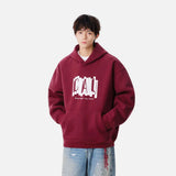 Versatile Winter Graphic Print Casual Hoodie