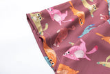 Flattering Funny Cartoon Cat Beach Button Shirt