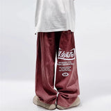 Vintage Streetwear Elastic Waist Wide Leg Jeans