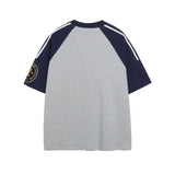 Durable Retro Patchwork Casual Cotton T-Shirt