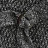 Casual Solid Knitting Slash Neck Sweater