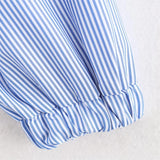 Breathable Striped Love Patch Zipper Shirt